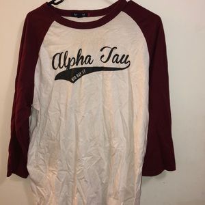 Alpha Sigma Tau Baseball Tee